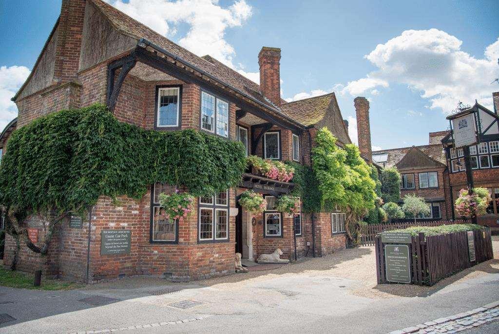 The Montagu Arms Hotel Beaulieu Exterior foto